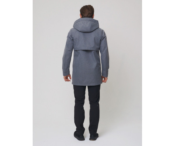 Спортивный костюм мужской  серого цвета 02020Sr