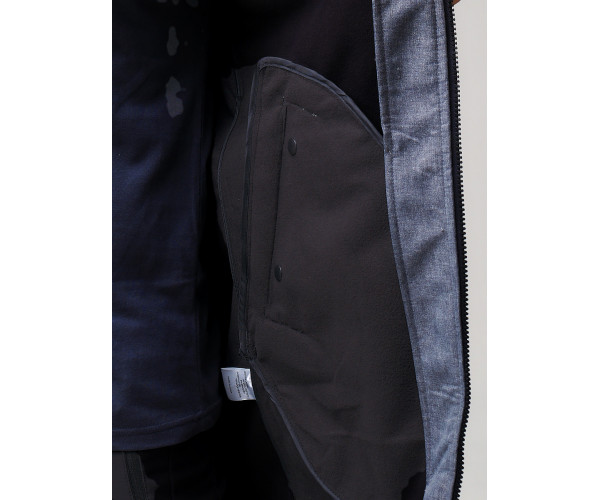 Спортивный костюм мужской  серого цвета 02020Sr