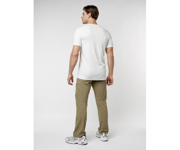 Мужская футболка в сетку белого цвета 221490Bl