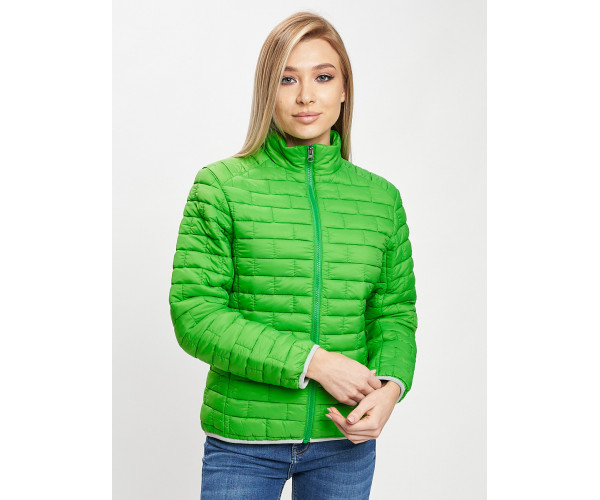 Стеганная куртка зеленого цвета 33310Z