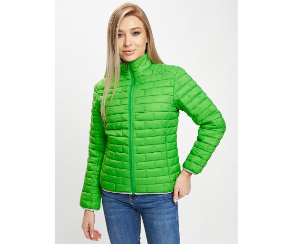 Стеганная куртка зеленого цвета 33310Z