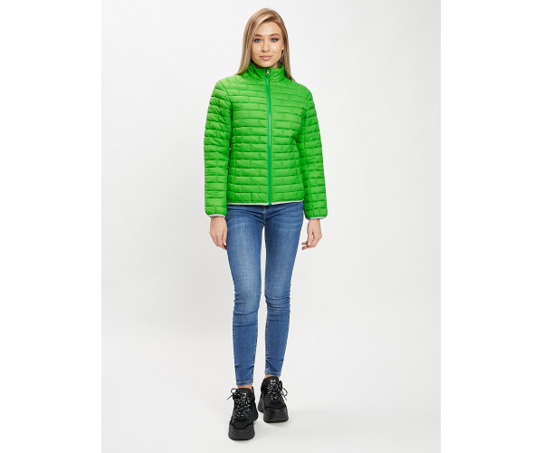 Стеганная куртка зеленого цвета 33310Z