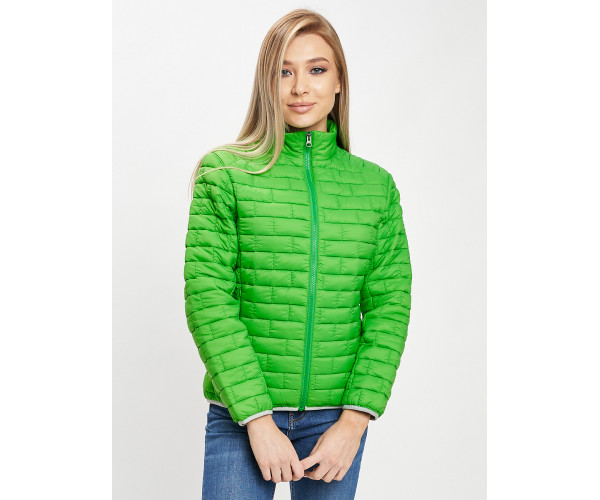 Стеганная куртка зеленого цвета 33310Z