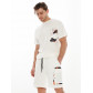 Костюм шорты и футболка белого цвета 9183Bl