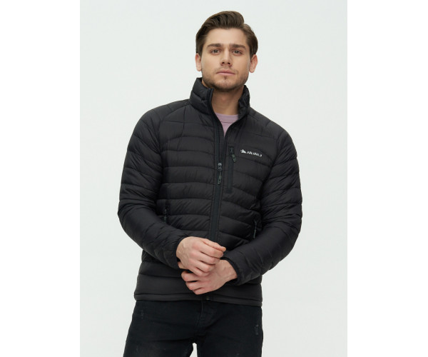 Пуховик еврозима Valianly черного цвета 92104Ch