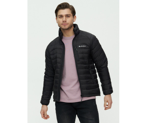 Пуховик еврозима Valianly черного цвета 92104Ch