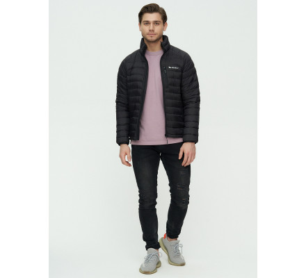 Пуховик еврозима Valianly черного цвета 92104Ch