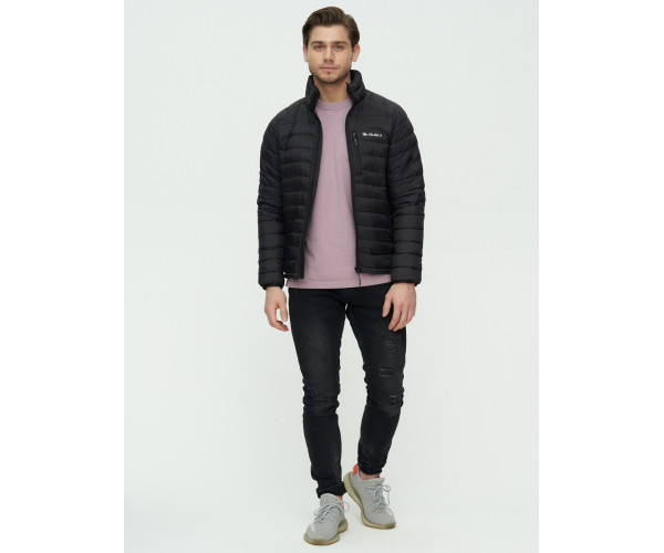Пуховик еврозима Valianly черного цвета 92104Ch