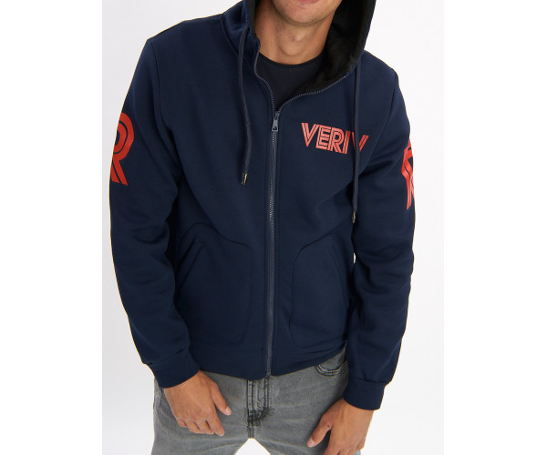 Толстовка мужская темно-синего цвета 3003TS