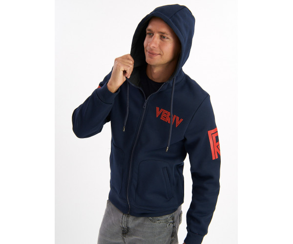 Толстовка мужская темно-синего цвета 3003TS