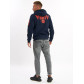 Толстовка мужская темно-синего цвета 3003TS