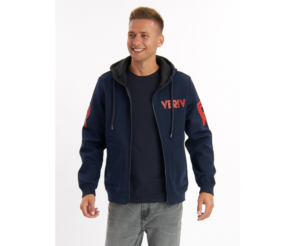 Толстовка мужская темно-синего цвета 3003TS