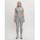 Костюм для фитнеса женский серого цвета 2001Sr