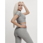 Костюм для фитнеса женский серого цвета 2001Sr