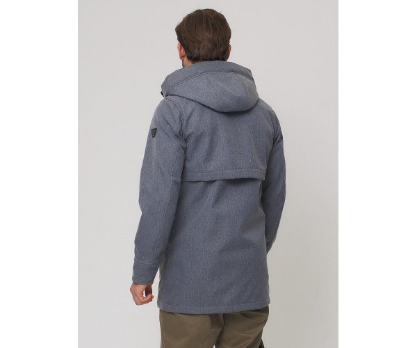 Парка мужская осенняя весенняя  серого цвета 2020Sr