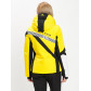 Горнолыжная куртка женская желтого цвета 77031J