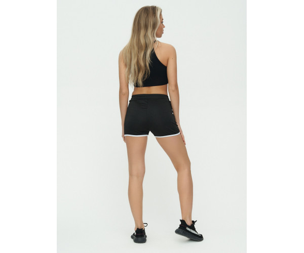 Спортивные шорты женские черного цвета 3019Ch