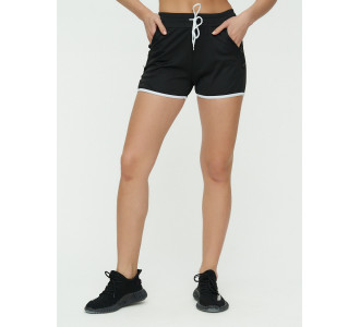 Спортивные шорты женские черного цвета 3019Ch