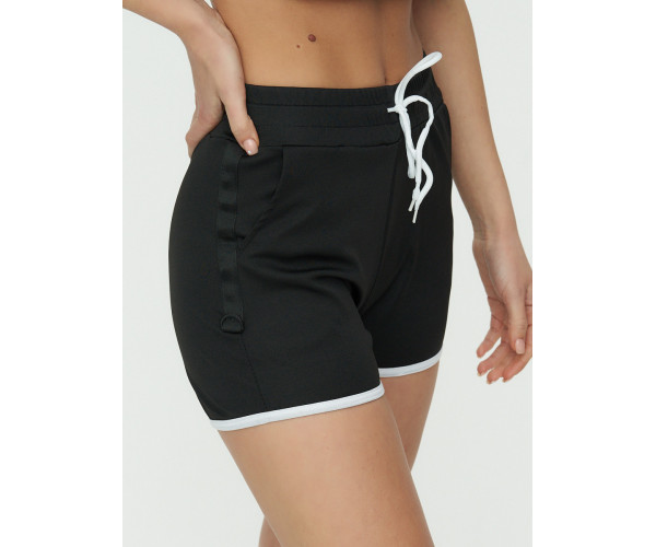 Спортивные шорты женские черного цвета 3019Ch