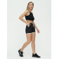 Спортивные шорты женские черного цвета 3019Ch