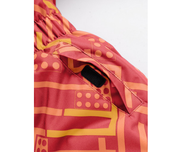 Детский зимний комбинезон персикового цвета 9026P