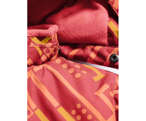 Детский зимний комбинезон персикового цвета 9026P