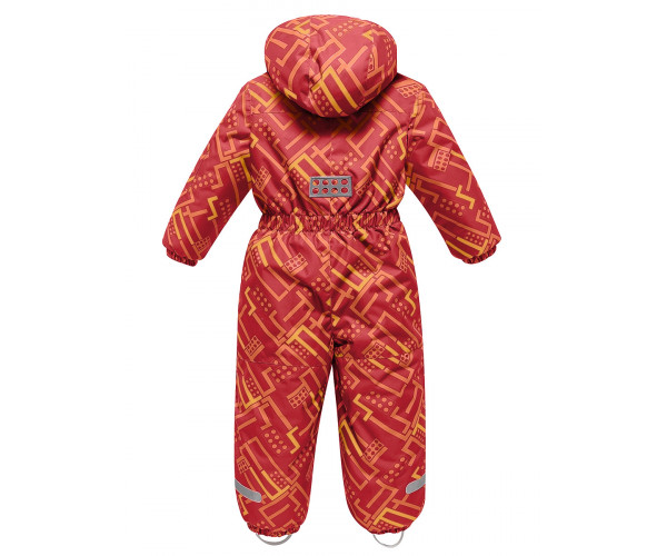 Детский зимний комбинезон персикового цвета 9026P