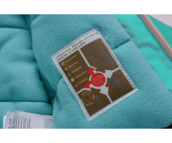 Горнолыжный костюм детский Valianly бирюзового цвета 9006Br