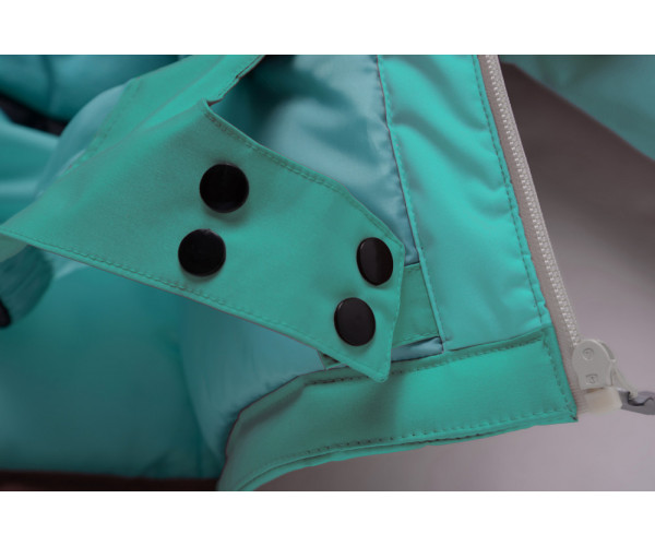 Горнолыжный костюм детский Valianly бирюзового цвета 9006Br