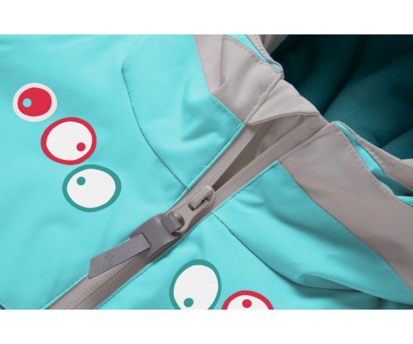 Горнолыжный костюм детский Valianly бирюзового цвета 9006Br