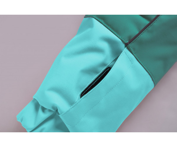 Горнолыжный костюм детский Valianly бирюзового цвета 9006Br