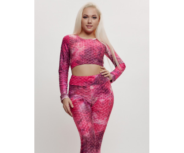 Костюм для фитнеса женский хаки цвета 2007R