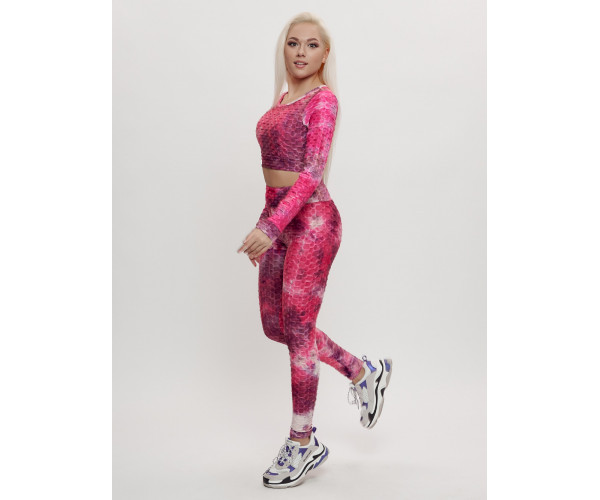 Костюм для фитнеса женский хаки цвета 2007R