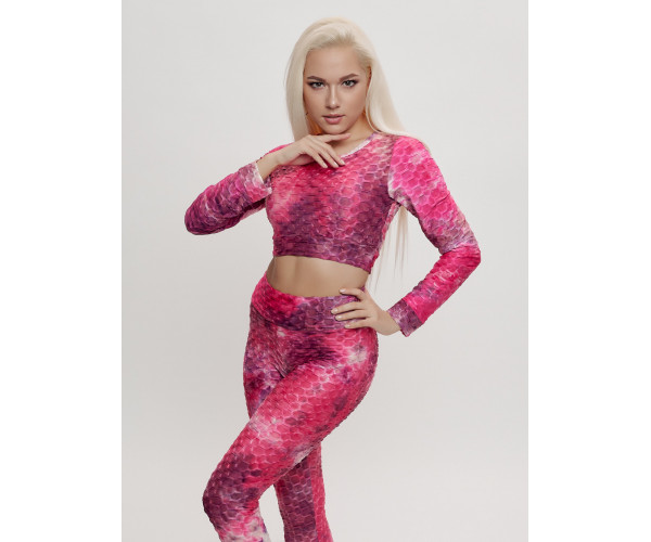 Костюм для фитнеса женский хаки цвета 2007R