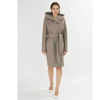 Пальто демисезонное коричневого цвета 4470K
