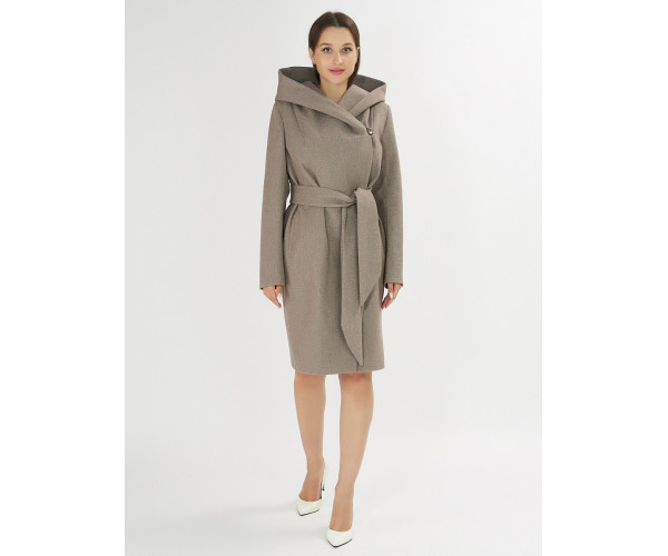 Пальто демисезонное коричневого цвета 4470K