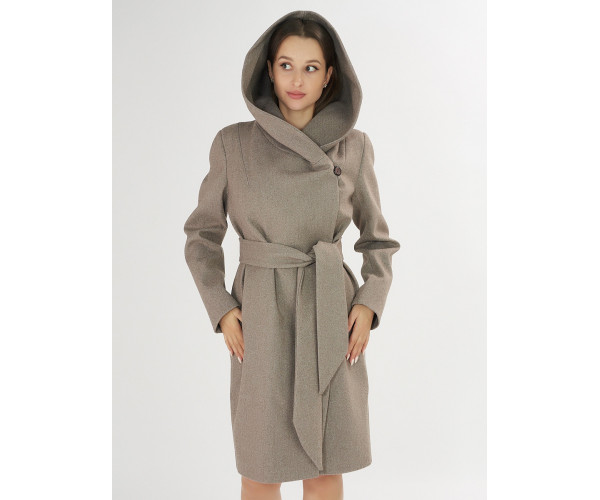 Пальто демисезонное коричневого цвета 4470K