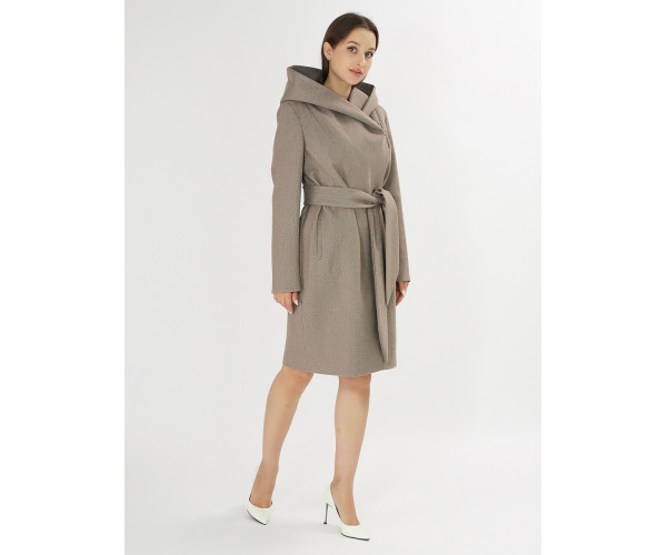 Пальто демисезонное коричневого цвета 4470K