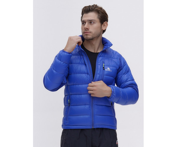 Пуховик еврозима Valianly синего цвета 92102S