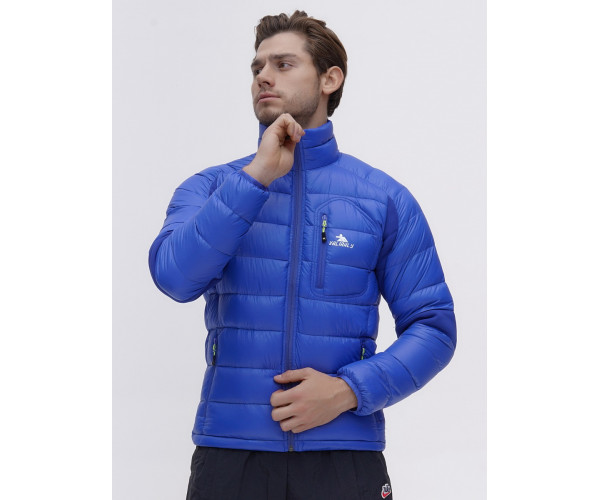 Пуховик еврозима Valianly синего цвета 92102S