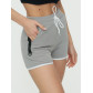 Спортивные шорты женские серого цвета 3019Sr