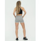 Спортивные шорты женские серого цвета 3019Sr
