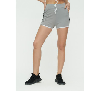 Спортивные шорты женские серого цвета 3019Sr