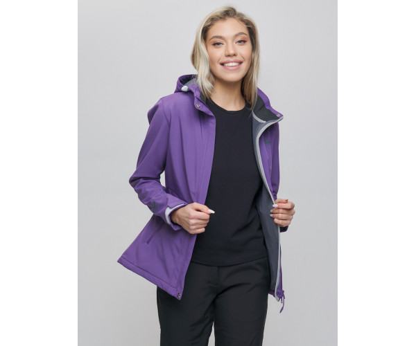 Костюм  женский фиолетового цвета 02032F