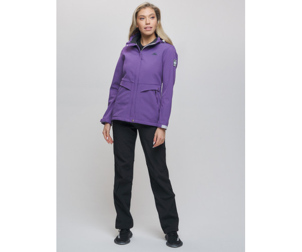 Костюм  женский фиолетового цвета 02032F