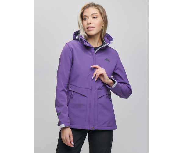 Костюм  женский фиолетового цвета 02032F