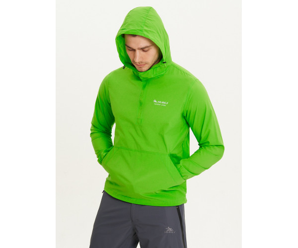 Анорак ветровка Valianly мужская зеленого цвета 93430Z