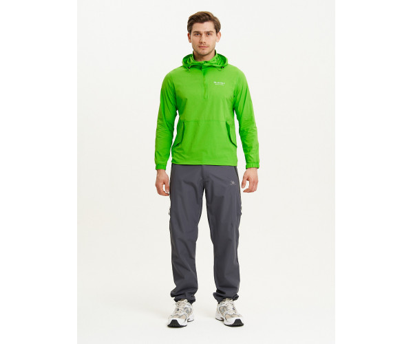 Анорак ветровка Valianly мужская зеленого цвета 93430Z
