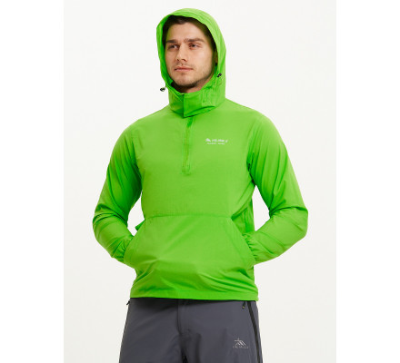 Анорак ветровка Valianly мужская зеленого цвета 93430Z