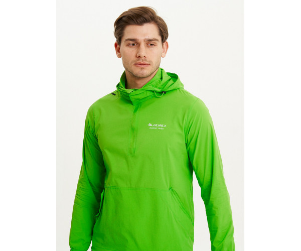 Анорак ветровка Valianly мужская зеленого цвета 93430Z